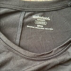 Motherhood Maternity Classic Black Nursing Tee